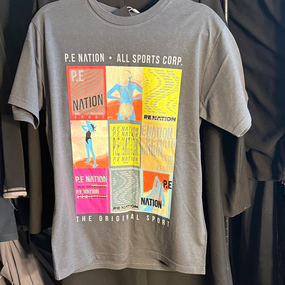 P.E Nation Multicolor Graphic Tee